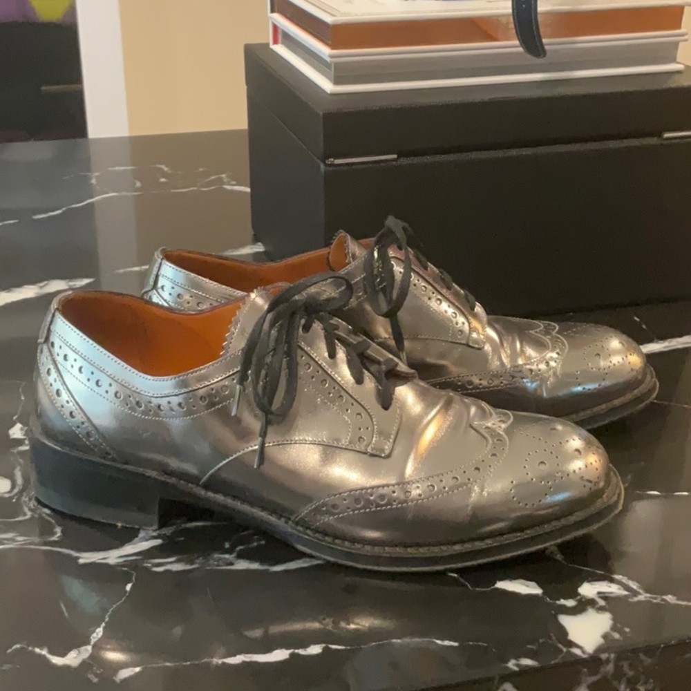 Bally Silver Brogue